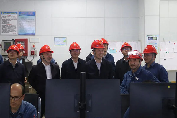 市政协副主席、应急管理局局长李华桂带队到公司调研